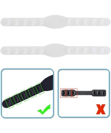 10 Pieces Silicone Ear Hook Headset - Adjustable Ear Protection & DIY Mask Extender for Facial Shield - Buy Online on GoSupps.com