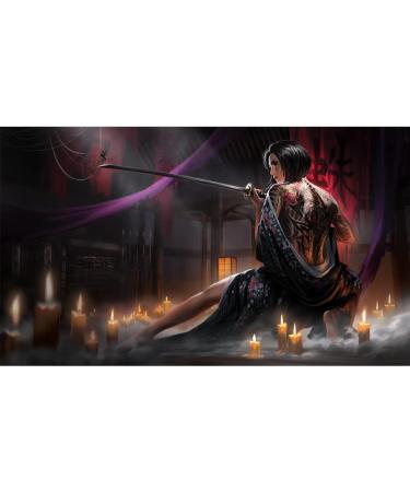 Fantasy North - Spider - TCG Playmat and Mouse Pad - 24 x 14 inches - Buy Online on GoSupps.com