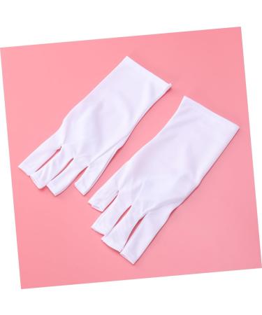 Beaupretty Gel Manicure Gloves 3 Pairs Silicone Ear Display Anti Uv Glove Cotton Glove Manicure Glove Nail Chinese Wooden Pillow Gloves Uv Shield Glove White Short Manicure Gloves - Buy Online on GoSupps.com