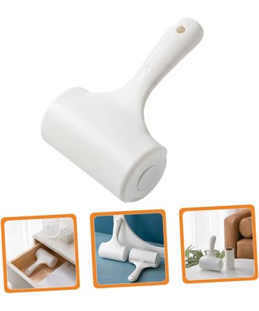 Kisangel Roller Brush Lint Remover - Travel Hair Removal Device for Couch & Clothes | Effective Debris & Pet Hair Scraper | 11.5x6CM White - Buy Online on GoSupps.com