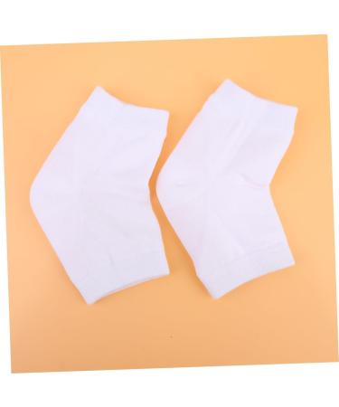 DOITOOL 4 Pairs Anti-Crack Socks Ankle Socks Crack Heel Socks Feet Repair Socks Heel Protector Socks Moisturising Foot Socks Feet Care Socks Gel White Anti Cracked Feet Men and Women - Buy Online on GoSupps.com