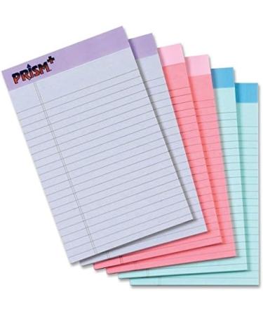 Buy Prism Plus Colored Junior Legal Pads - 5x8 Pastels | 6 Pack of 50-Sheet Top Notebooks - International Shipping Available - Buy Online on GoSupps.com