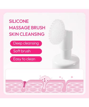 PDRN Pink Face Foam Cleanser Gentle Deep Facial Cleansing Wash for Pore Care & Hydrating Skin Daily Skincare Cleansing with Soft Rich Foaming 5oz face cleanser - Buy Online on GoSupps.com