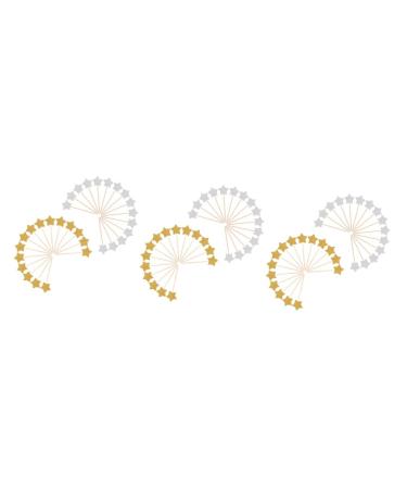 Abaodam 90 Pcs Wedding Cake Decor Cupcake Decorating Star Cake Decor Birthday Cupcake Topper Girls Birthday Cake Decor Birthday Cake Toppers Star Cake Toppers Flashing Baby Product