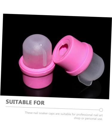 Bouchons Dissolvants pour Ongles 20 Pi ces Taille Rose Pratique R utilisable pour Manucure Professionnelle Domicile - Buy Online on GoSupps.com