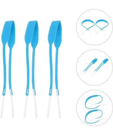 Healifty 6-Piece Sky Blue Neck Foam Support Adjustable Breathable Trachea & Ligament Belts for Optimal Comfort - Buy Online on GoSupps.com