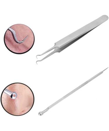 Best Sonew Blackhead & Pimple Extractor Kit | Acne Spot Remover & Curved Tweezers Set for Safe Skin Cleaning - Buy Online on GoSupps.com