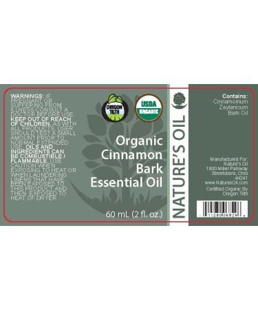 Best Cinnamon Bark Essential Oil Pure Certified Organic Therapeutic Grade 60ml - Buy Online on GoSupps.com