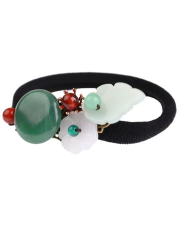 FRCOLOR outdoor hair rope etc. vintage elasticity chic China Lady Hair Rope hair headwear for women ponytail hair gems for women rhinestones elastic hair bands Hair ring Headband agate
