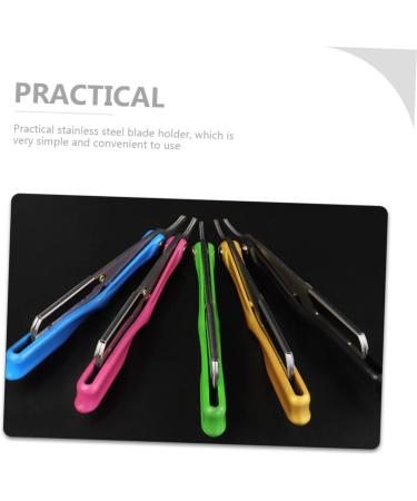 Housoutil 4-Piece Stainless Steel Cartridge Set for Manual Razors - Barber Tool & Blade Holder for Men - Buy Online on GoSupps.com