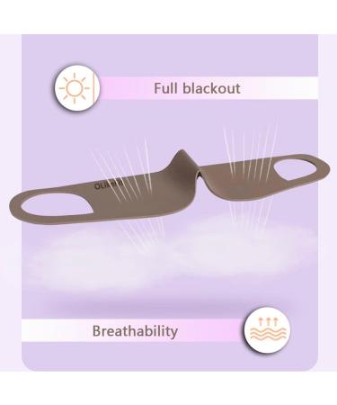 Blackout Sleep Mask for Side Sleepers - Lightweight Eye Cover for Men and Women - Black, Large - Buy Online on GoSupps.com