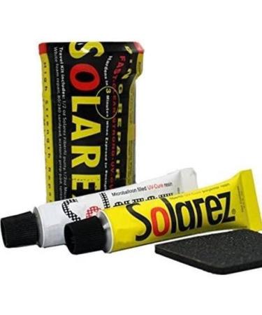 Sticky Bumps Wax & Solarez UV Cure Resin Ding Repair Kit + 2 Bars Tropical Wax - Base Coat, Cool Wax, Flexcomb - Board Maintenance Set - Buy Online on GoSupps.com