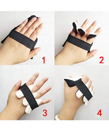 Finger Separator Protection Cushion - Hand Rehabilitation Device for Stroke & Hemiplegia - 1PC Average Size - Buy Online on GoSupps.com