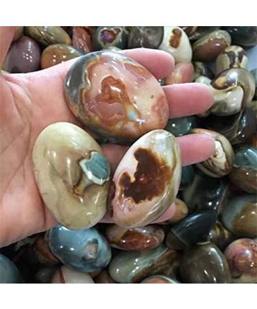 3pc Natural Minerals Ocean Jasper Palm Size Tumbled Stones for Decoration - Buy Online on GoSupps.com