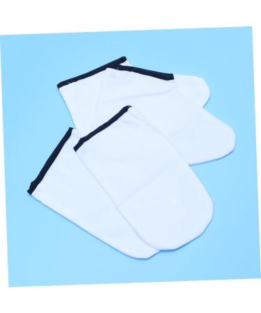 FRCOLOR Moufles de Bain Paraffine et Coton ponge 2 Paires Taille Unique Isolants Th rapeutiques pour Mains et Pieds Spa Massage Chauffage - Buy Online on GoSupps.com
