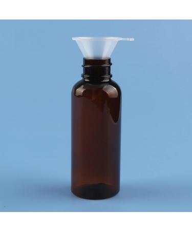 Buy 100PC Small 50ml Brown Plastic Spray Bottles - Travel Atomizers for Perfume & Cosmetics | Includes 4x Funnels - Buy Online on GoSupps.com