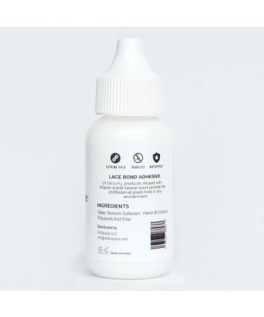 All Beauty Lace Wig Glue - Extreme Hold Wig Bond Waterproof Adhesive for Oily Skin with Vitamin B Complex - 1.2 fl oz - Buy Online on GoSupps.com