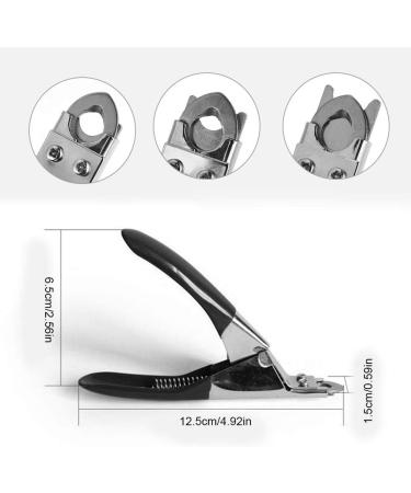 FDIT PET Nail Scissors for Dogs & Cats - Claw Clamps & Cutting Tool for Pet Grooming (Black) - Buy Online on GoSupps.com