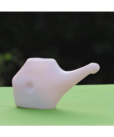 Compact Pink Traveler's Plastic Neti Pot for Natural Sinus Relief - AncientImpex - Buy Online on GoSupps.com