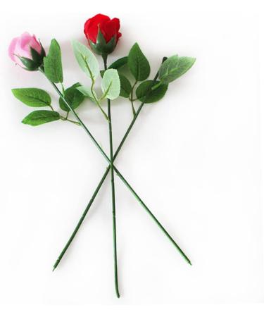 TEHAUX Flower Head Accessory Artificial Flower Stems Artificial Flower Heads 150 Pcs Artificial Rose Flower Faux Flower Stems Faux Floral Stems Artificial Flower Stem Greenx3pcs 33cmx3pcs - Buy Online on GoSupps.com