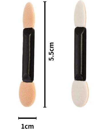 Sponge Eyeshadow Applicator 30pcs - Disposable Dual Sided Oval Brush for Eye Makeup - Perfect for Eyeliner, Arts & Crafts, DIY Nail Art - Beauty Tool - Buy Online on GoSupps.com