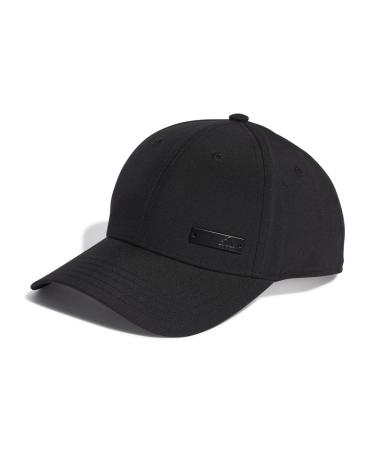 Adidas Unisex Baseball Cap Metalbadgelightweightbaseball Black One Size Single