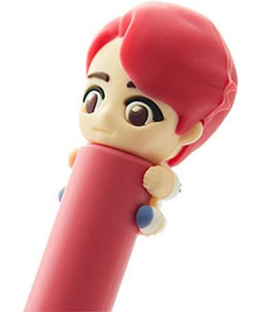  BTS Official Merchandise Fans Gift - K-Pop Idols Goods - BTS Character Figure Toothbrush with Convenient Magnetic Holder (Jung Kook) - Buy Online on GoSupps.com