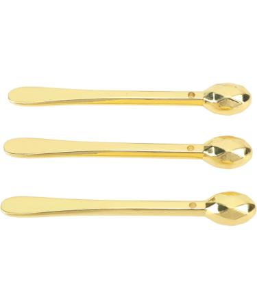  TITA-DONG Set of 3 eye cream massage sticks mini metal cosmetic spatulas eye and facial cream applicator spatula diamond-shaped head to promote absorption - Buy Online on GoSupps.com