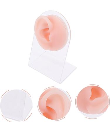 Beaupretty Silicone Ear Model for Piercing and Jewelry Kits - Ear Jewelry Holder and Earring Stud Set for Babies - Earring Support Moulds - Complexion 11.5x7.5cm - Buy Online on GoSupps.com