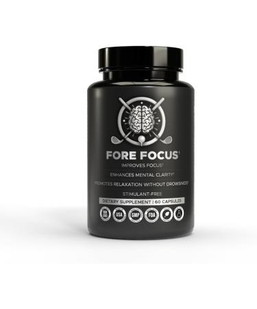 Brain Supplement for Memory and Focus - Mental Focus Supplement - Ashwagandha L Theanine Rhodiola Rosea & Ginkgo Biloba - Alpha Brain Supplements for Memory or Focus Non-GMO Vegan - 60 Capsules