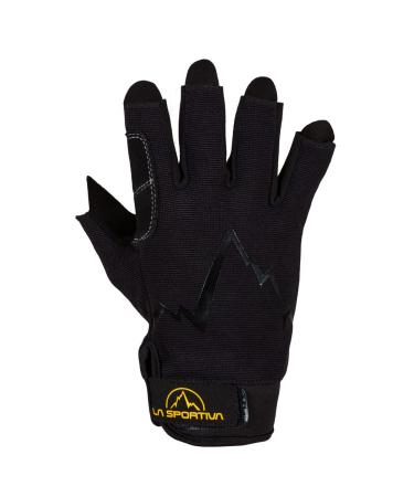 La Sportiva Ferrata Gloves Black Large