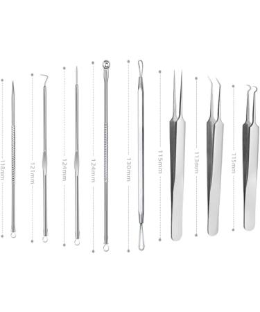 YIAGUN Acne Blemish Needles Tool Kit Nose Face Skincare 8-in-1 with Metal Case - Buy Online on GoSupps.com