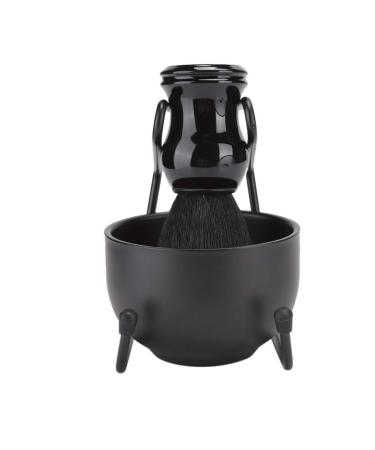 3-Part Premium Shaving Brush and Bowl Set for Men | Professional Beard Razor Tool with Stand Holder | Ideal Hairbrush and Soap Shell - Buy Online on GoSupps.com
