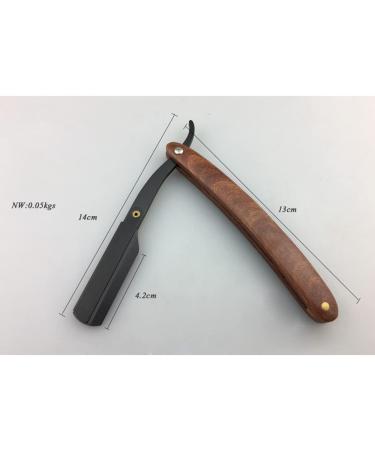 Fomiyes Men's Razor Set - 2pc Metal Spatula & Wooden Manual Shaver for a Perfect Shave - Buy Online on GoSupps.com