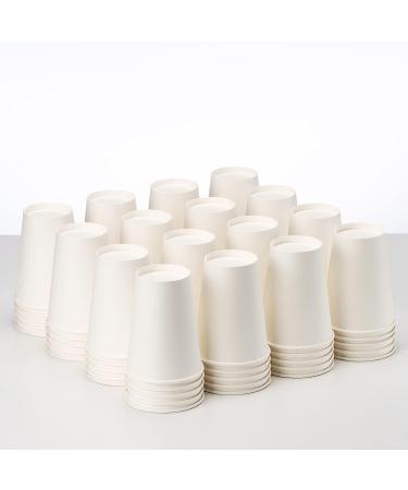 YEEHAW 12 oz White Disposable Paper Coffee Cups - 300 Pack | Ideal for Coffee, Hot/Cold Beverages | Cafes, Bistros, Businesses - Buy Online on GoSupps.com