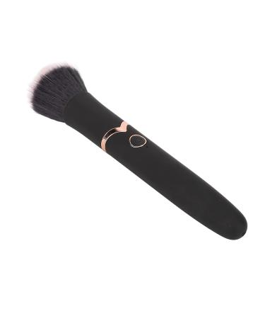 Portable Waterproof Blush Makeup Brush - Electric Vibration Hair Brush for Loose Powder - 10 Gears Black - Buy Online on GoSupps.com