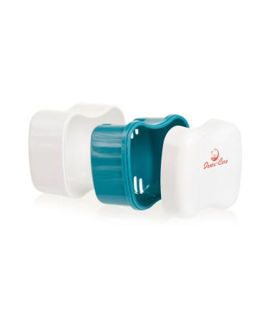 NaturDent Strong Denture Adhesive Bundle with Dentu-Care Storage Box and Brush - Zinc and Paraben-Free, Long-Lasting Hold - Buy Online on GoSupps.com