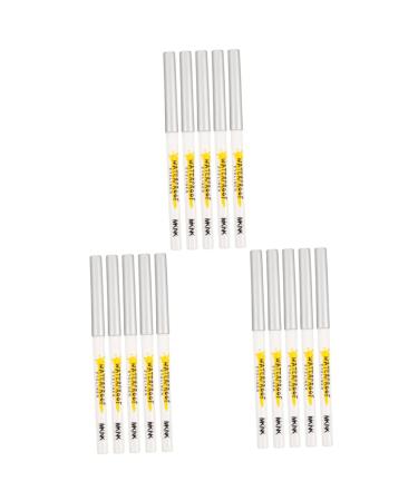 POPETPOP Eye Shadow Cosmetics 15 Pcs White Lying Silkworm Pen Eyeshadow Stick Eye Brightening Highlighters Eye Shadow Stick Girl