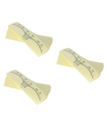 FRCOLOR 300 Pcs Tools Microblading Measuring Tool Eyebrow Ruler Self-adhesive Eyebrow Trimming