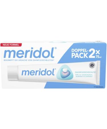 meridol Toothpaste Double Pack - 2x75ml (150ml) for Complete Oral Care - Buy Online on GoSupps.com