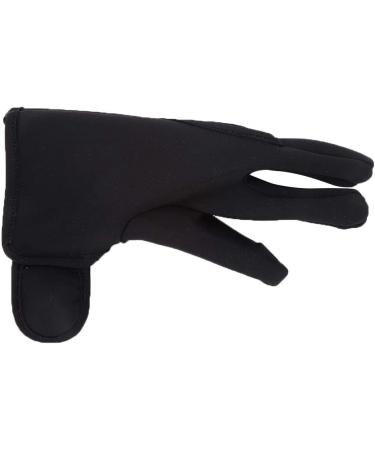 FILFEEL 3 Fingers Hairdressing Glove Heat Resistant Protective Finger Glove Hair Salon Styling Tools for Hair Styling Curling Perming Curling Wand(Black) - Buy Online on GoSupps.com