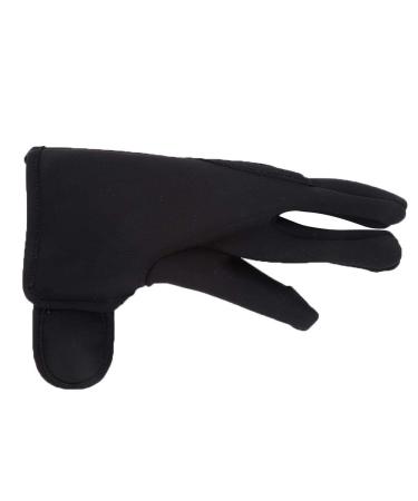 ZJchao Hairdressing Gloves - 3 Finger Protective Insulating Gloves for Curling Iron - Salon & Home Styling Tool (Black) - Buy Online on GoSupps.com