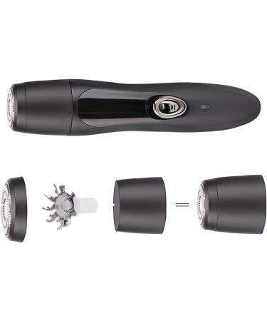Electric Nose and Ear Hair Trimmer - Stainless Steel Blades USB Rechargeable Mute Motor Easy to Clean | Best Facial Hair Trimmer (Black - Buy Online on GoSupps.com