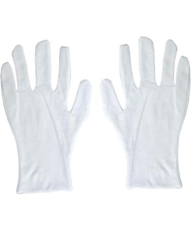 MAGICLULU Cotton Work Gloves 12 Pairs Factory Gloves Cotton Gloves Lengthen Work White Gloves White Work Gloves - Buy Online on GoSupps.com