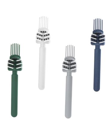 Lot De 4 Brosses De Nettoyage Pour Brosses Cheveux Compactes Et L g res pilateur Peigne Airbag Ergonomique Accessoires De Soin Capillaire Portables Pour Usage Domestique Et Voyage