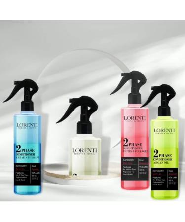  Lorenti LORENTI TOKYO & SEOUL 2Phase Biotin & Collagen Hair Conditioner 400ml | Hair Treatment | Spray Treatment | Detangling Spray Care for Normal to Dry Hair | - Buy Online on GoSupps.com