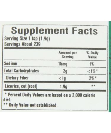 Frontier Natural Products Licorice Root Cut & Sifted - 16 oz (453 g) | Premium Herbal Tea & Remedies - Buy Online on GoSupps.com