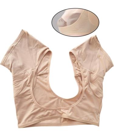 Buy Heallily Sweat Watch Underwear Vest | Women's Armpit Sweat Absorb Pads for Sports & Jogging - Skin Color Size M (29x29cm) - Buy Online on GoSupps.com