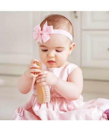 Haakaa Baby Hair Brush and Comb Set for Newborns & Toddlers - Natural Soft Goat Bristles - Gentle Grooming for Baby's Hair - Ideal for Cradle Cap - Perfect Baby Gift - 2 Pack - Buy Online on GoSupps.com