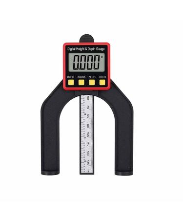Digital 80mm Depth Gauge Woodworking 2 in 1 Height Measurement Tool for Setting Rebates Grooves Woodworking Measuring Tools